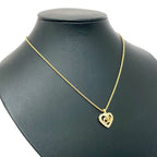 Dior Heart CD Logo Necklace Gold — view 3