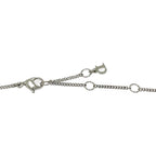 Dior Plated D Logo Belt Necklace Silver — view 7