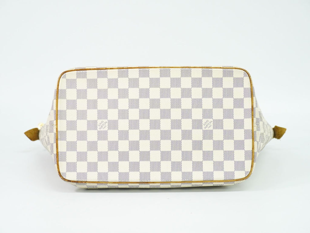 Louis Vuitton LV Saleya MM Damier Azur Shoulder Bag Tote White — view 3
