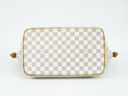 Louis Vuitton LV Saleya MM Damier Azur Shoulder Bag Tote White — view 3