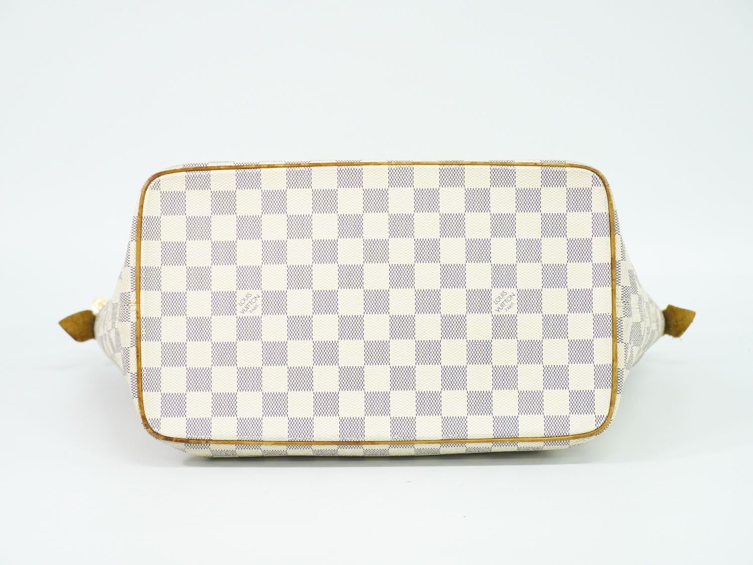 Louis Vuitton LV Saleya MM Damier Azur Shoulder Bag Tote White — view 3