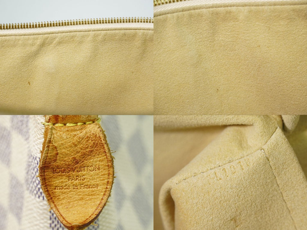Louis Vuitton LV Saleya MM Damier Azur Shoulder Bag Tote White — view 9