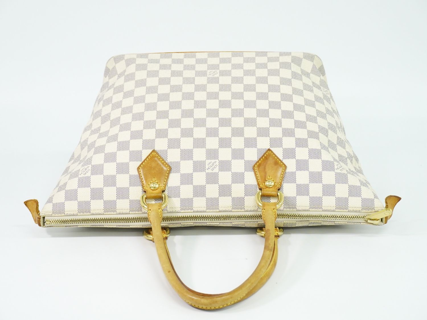 Louis Vuitton LV Saleya MM Damier Azur Shoulder Bag Tote White — view 5