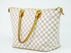 Louis Vuitton LV Saleya MM Damier Azur Shoulder Bag Tote White — view 2