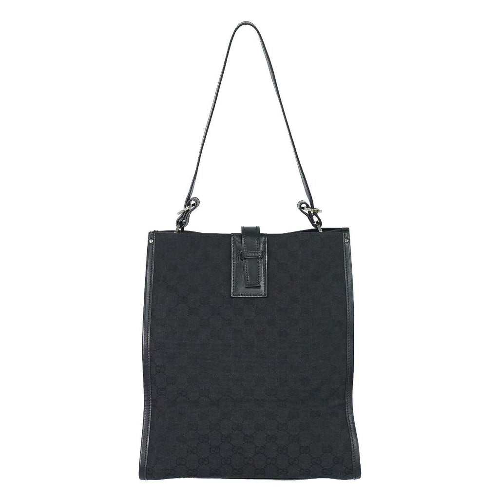 Gucci GG Canvas Shoulder Bag Black