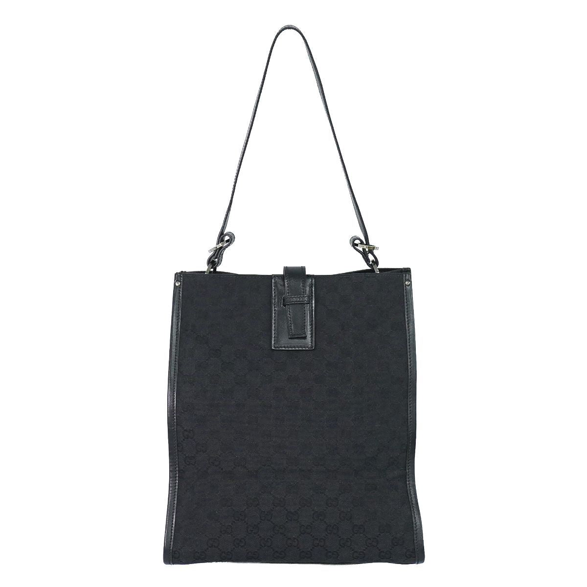 Gucci GG Canvas Shoulder Bag Black