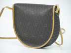 Dior Honeycomb Pattern Shoulder Bag Pochette Black — view 2
