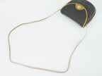 Dior Honeycomb Pattern Shoulder Bag Pochette Black — view 4