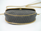 Dior Honeycomb Pattern Shoulder Bag Pochette Black — view 3
