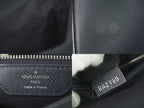 Louis Vuitton LV Roman MM Taiga Leather Shoulder Bag Boreal Dark Navy — view 9