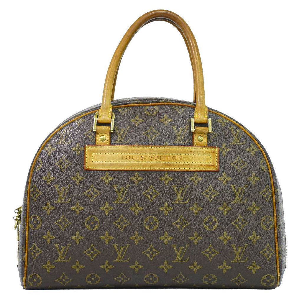 Louis Vuitton LV Nolita Monogram Boston Bag Brown