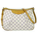 Louis Vuitton LV Siracusa PM Damier Azur Shoulder Bag Pochette White Gray