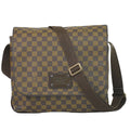 Louis Vuitton LV Brooklyn MM Damier Ebene Shoulder Bag Brown