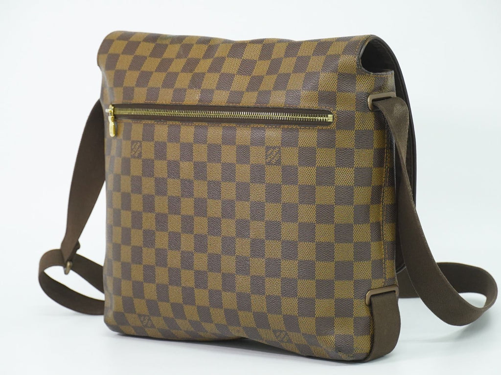 Louis Vuitton LV Brooklyn MM Damier Ebene Shoulder Bag Brown — view 2