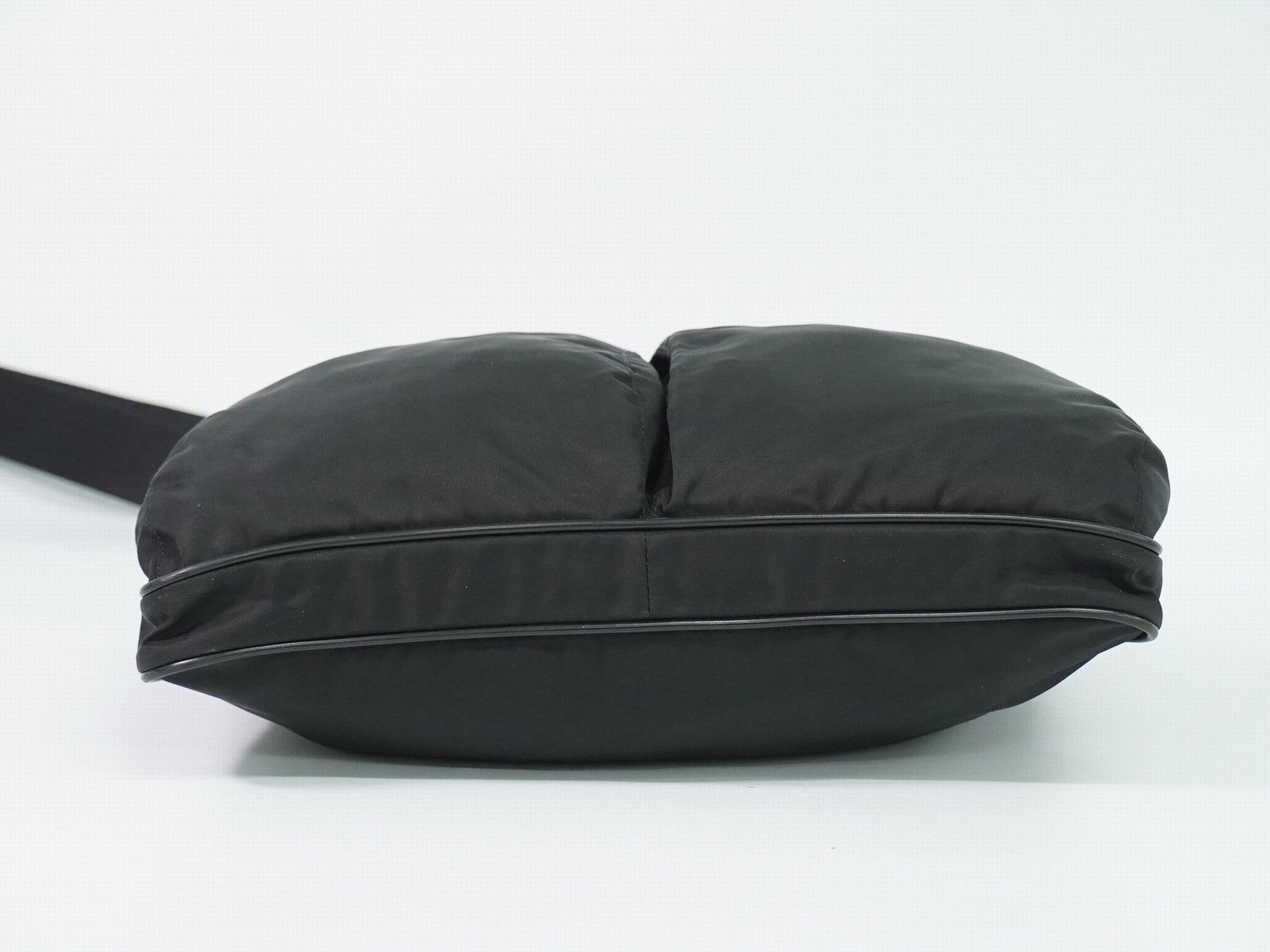Prada Nylon Shoulder Bag Pochette Black — view 3