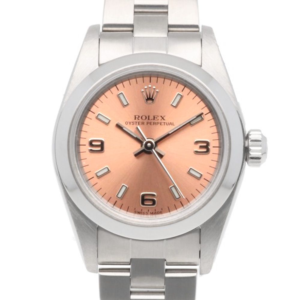 Rolex Oyster Perpetual Watch Stainless Steel Automatic Winding Overhauled a