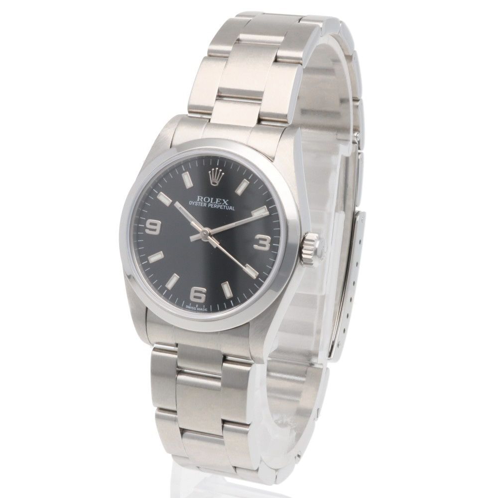 Rolex Oyster Perpetual Watch Stainless Steel Automatic Winding Overhauled Number — view 3