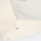 Chanel Perforated Handbag White Mini — view 9