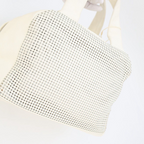 Chanel Perforated Handbag White Mini — view 8