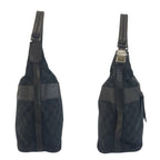 Gucci Black Silver GG Canvas Leather 001 Shoulder — view 8