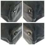 Gucci Black Silver GG Canvas Leather 001 Shoulder — view 4