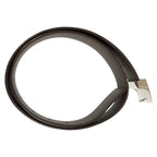 Louis Vuitton Damier Ceinture Carre Brown Silver Belt — view 6