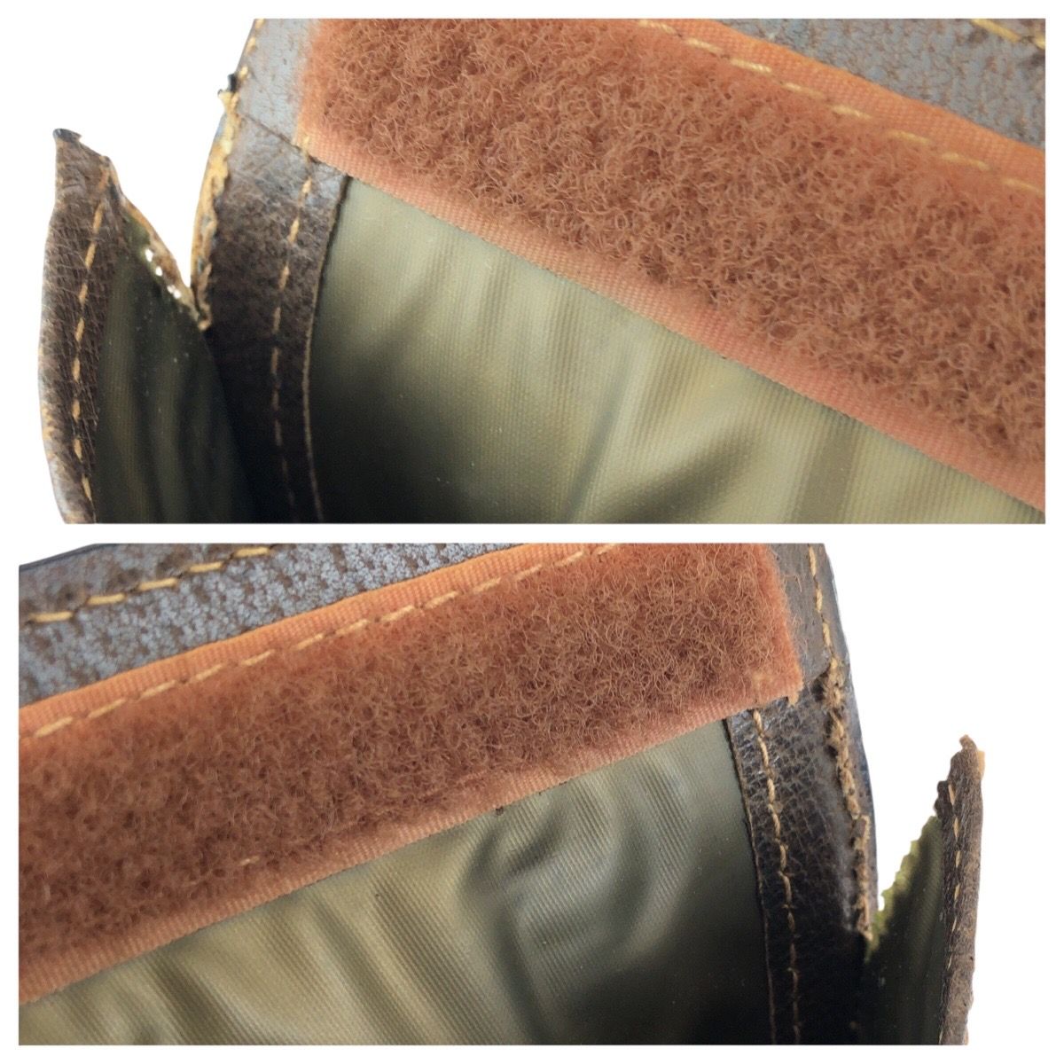 Gucci Vintage Sherry Line Beige Brown GG Supreme Canvas Clutch — view 7