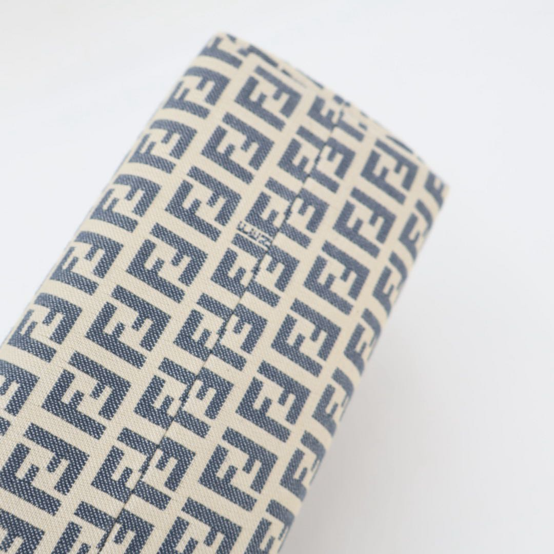 Fendi Boston Bag by the Way Mini Fabric Pouch FF Motif Arbn — view 4
