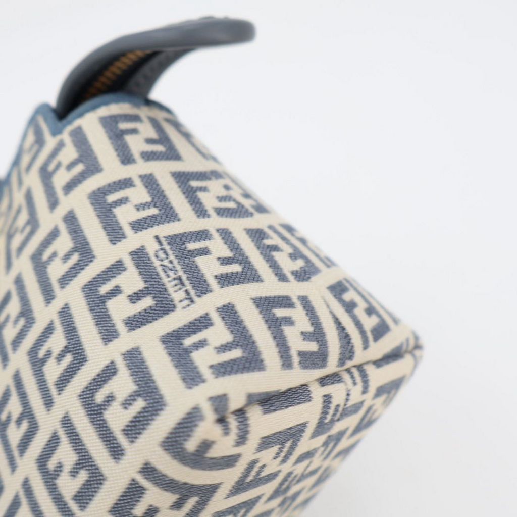 Fendi Boston Bag by the Way Mini Fabric Pouch FF Motif Arbn — view 5