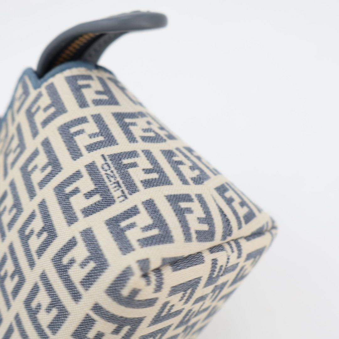 Fendi Boston Bag by the Way Mini Fabric Pouch FF Motif Arbn — view 5