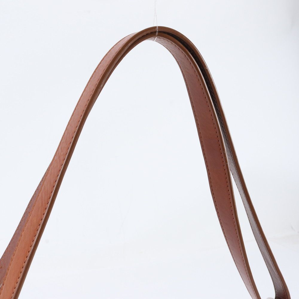 Saint Laurent Rive Gauche Leather Canvas 2-Way Shoulder Bag Crossbody Hand — view 2