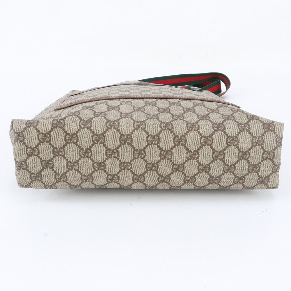 Gucci GG Supreme Sherry Line 002 58 Leather Tote Shoulder Business — view 5
