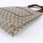 Gucci GG Supreme Sherry Line 002 58 Leather Tote Shoulder Business — view 4
