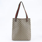 Gucci GG Supreme Sherry Line 002 58 Leather Tote Shoulder Business — view 3