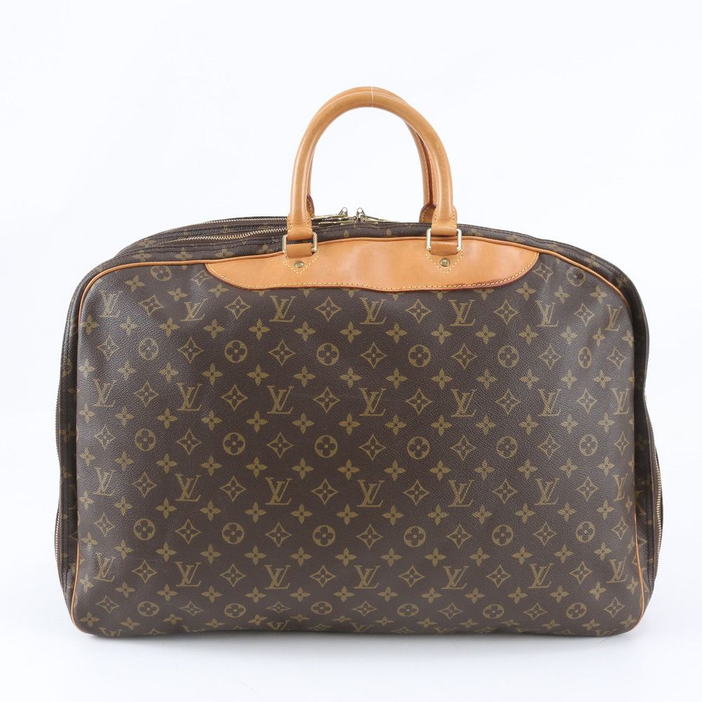 Louis Vuitton Monogram Alize de Poche Leather Boston Bag Tote Carry — view 3