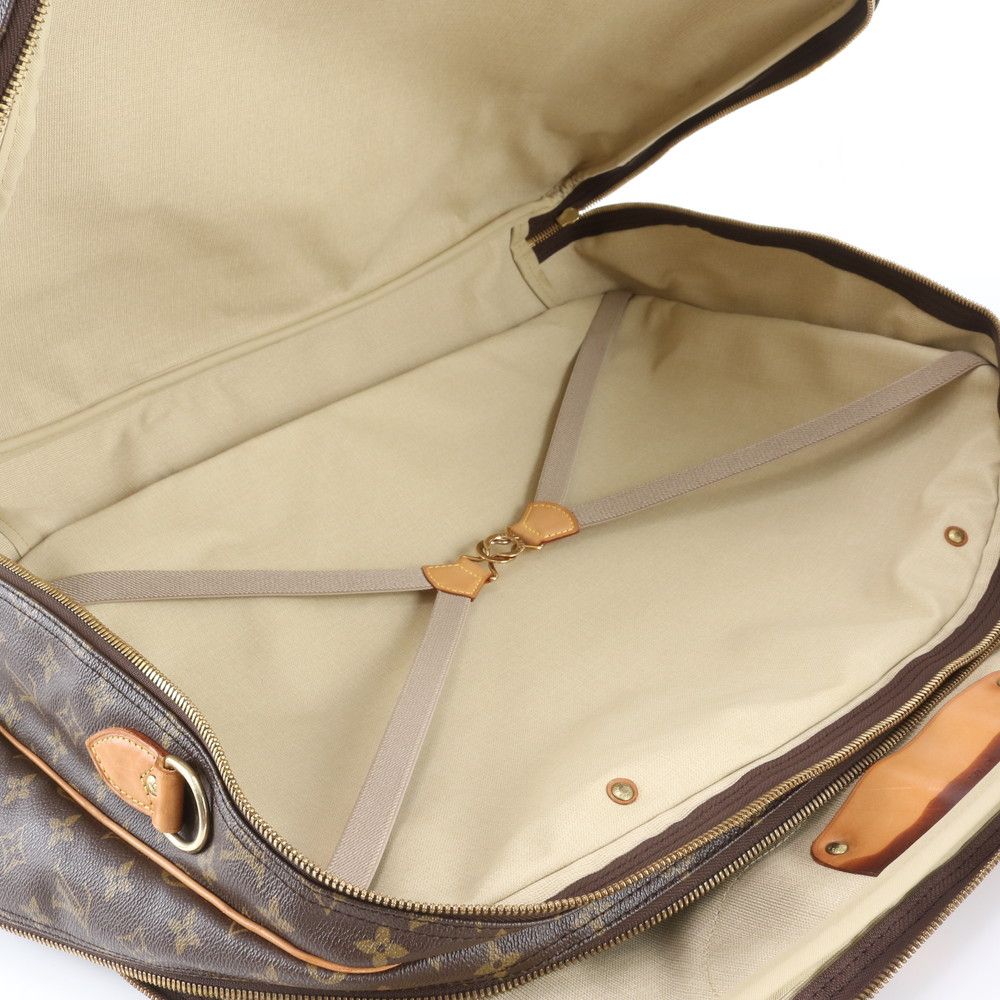 Louis Vuitton Monogram Alize de Poche Leather Boston Bag Tote Carry — view 8