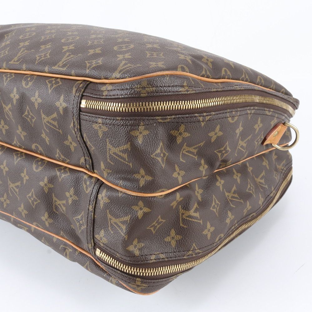 Louis Vuitton Monogram Alize de Poche Leather Boston Bag Tote Carry — view 4