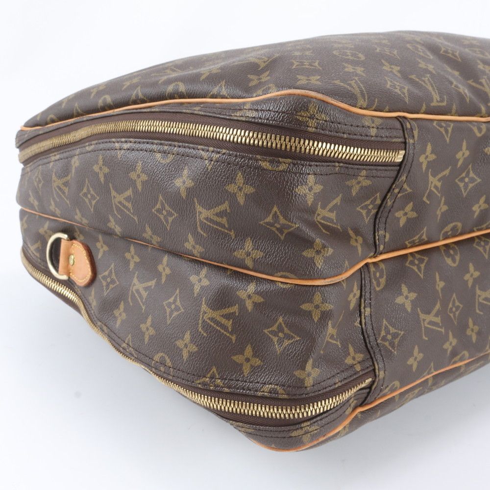 Louis Vuitton Monogram Alize de Poche Leather Boston Bag Tote Carry — view 6