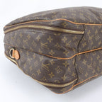 Louis Vuitton Monogram Alize de Poche Leather Boston Bag Tote Carry — view 6