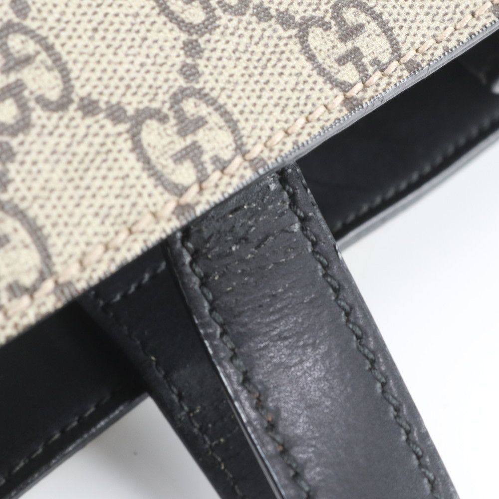 Gucci GG Supreme Angry Cat Tote Business Leather — view 9