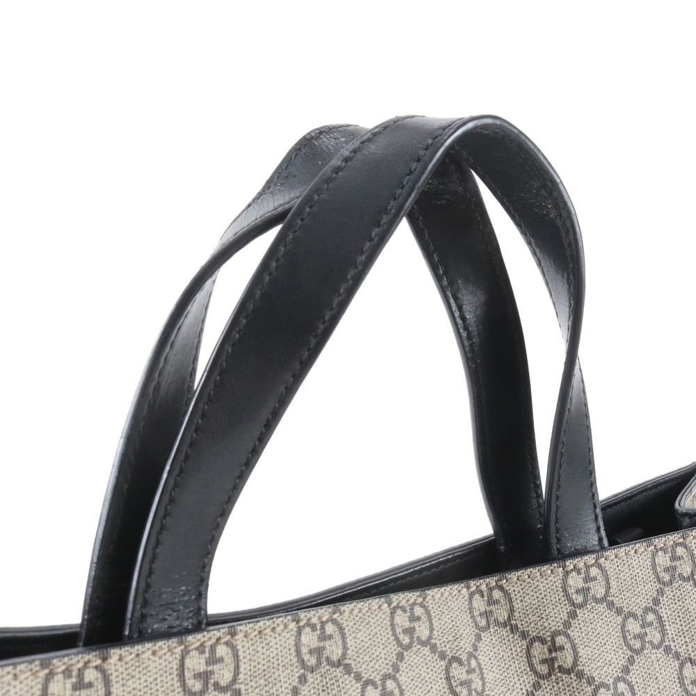Gucci GG Supreme Angry Cat Tote Business Leather — view 2