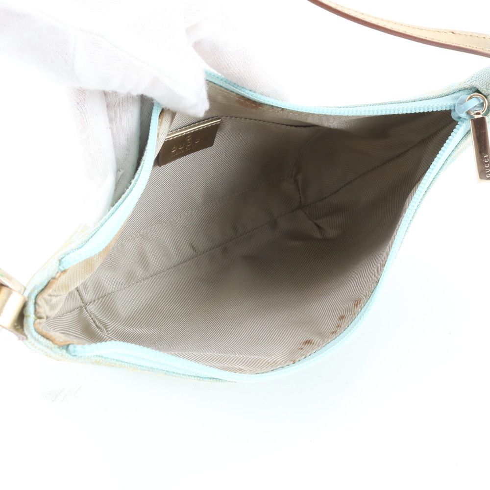 Gucci GG Canvas 005 Leather Shoulder Bag Hand — view 7