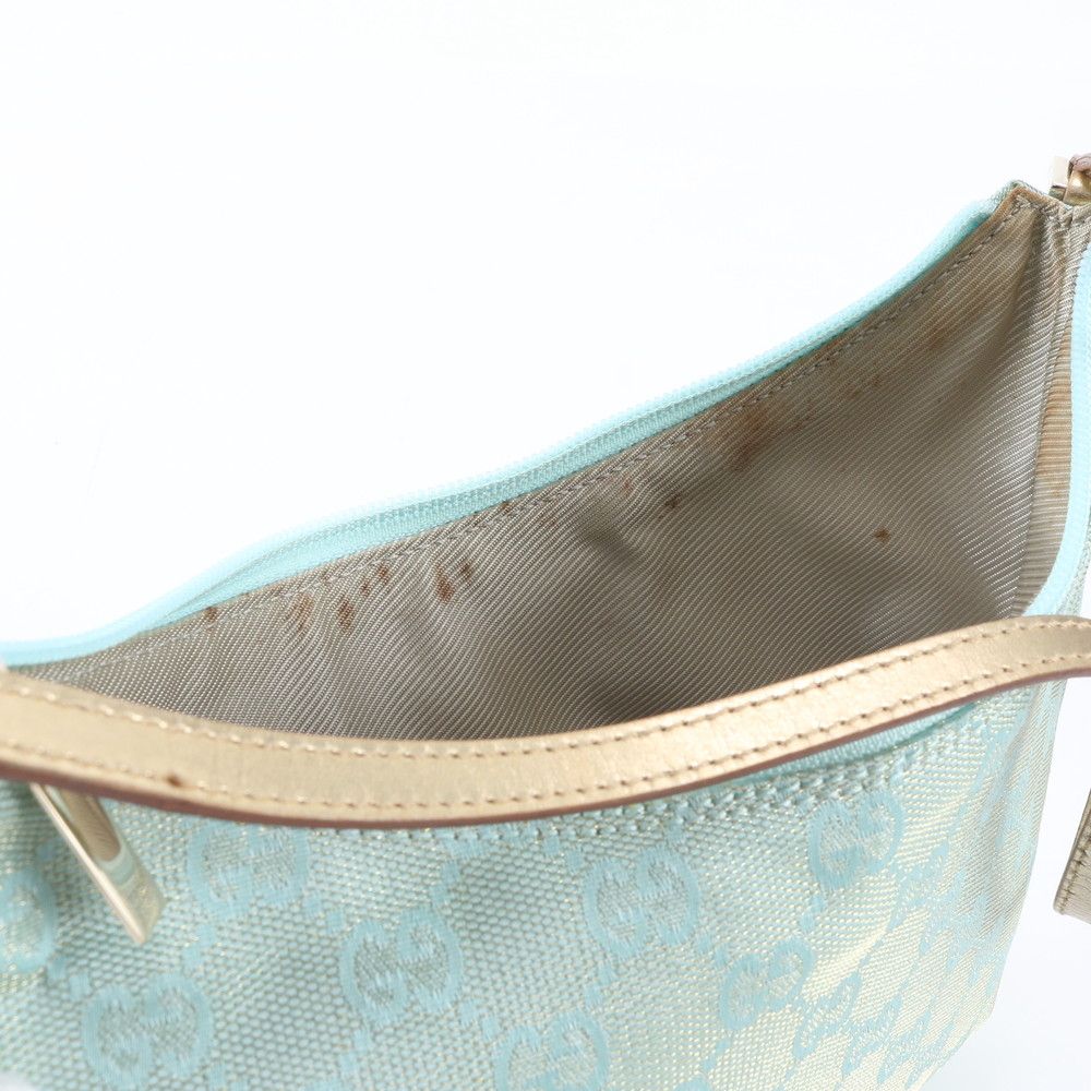 Gucci GG Canvas 005 Leather Shoulder Bag Hand — view 8