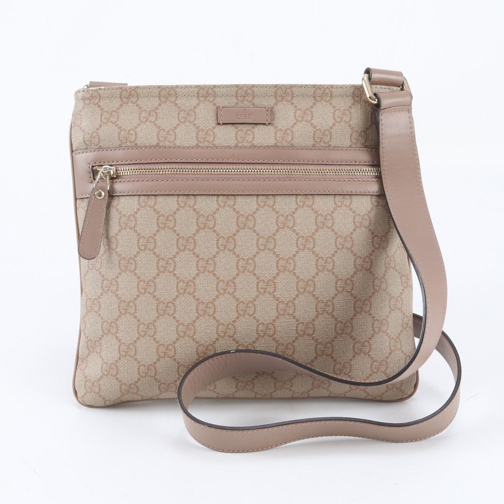 Gucci GG Supreme Leather Shoulder Bag Crossbody