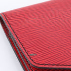Louis Vuitton Epi Porte Document Senatur Leather Clutch — view 7