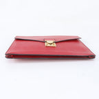 Louis Vuitton Epi Porte Document Senatur Leather Clutch — view 4