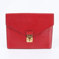 Louis Vuitton Epi Porte Document Senatur Leather Clutch