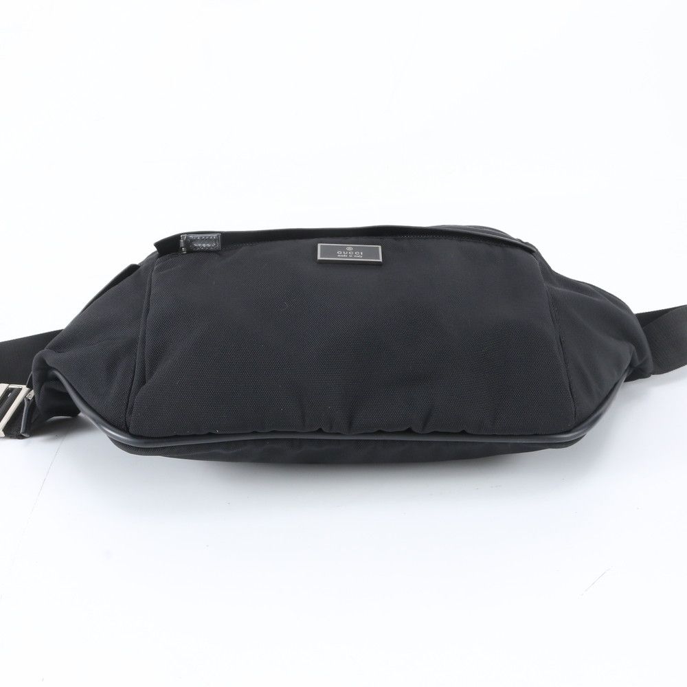 Gucci 013 Leather Nylon 2-Way Belt Bag Crossbody Body Waist Pouch Shoulder — view 5