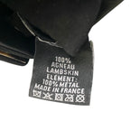 Chanel G1 Quilted Leather Gloves Turnlock CC Logo 8 Black Lambskin — view 8