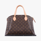 Louis Vuitton Rivoli Mm Monogram Brown Canvas Handbag — view 2